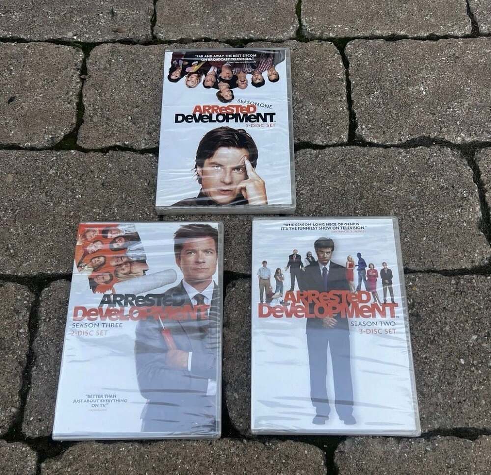 BRAND NEW Arrested Development Seasons 1, 2, & 3 DVD Set
